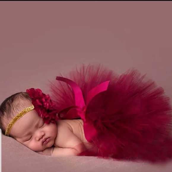 BabyGirl Tutu and Headband Set Photoshoot Outfit🎁 - Picture 4 of 6